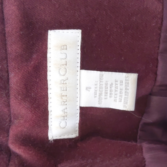 Wine burgundy blazer jacket 4 Small Port wine rich Small - Picture 14 of 17